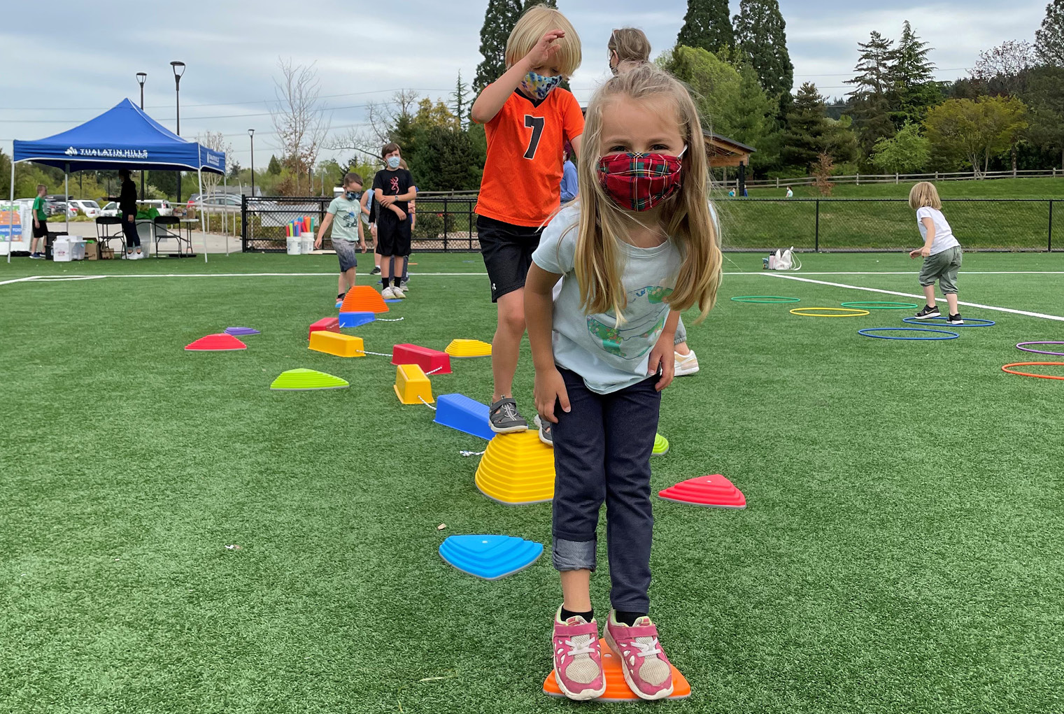 Adaptive Rec staff can be found most Wednesday at Mt.View Champions Park handing out activity kits and providing outdoor games with participants!