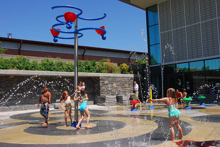 Splash Pad at Conestoga Recreation and Aquatic Center