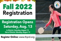 Fall Registration Opens Saturday, August 13