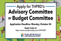 Community Members Invited to Join THPRD Advisory Committees or Budget Committee