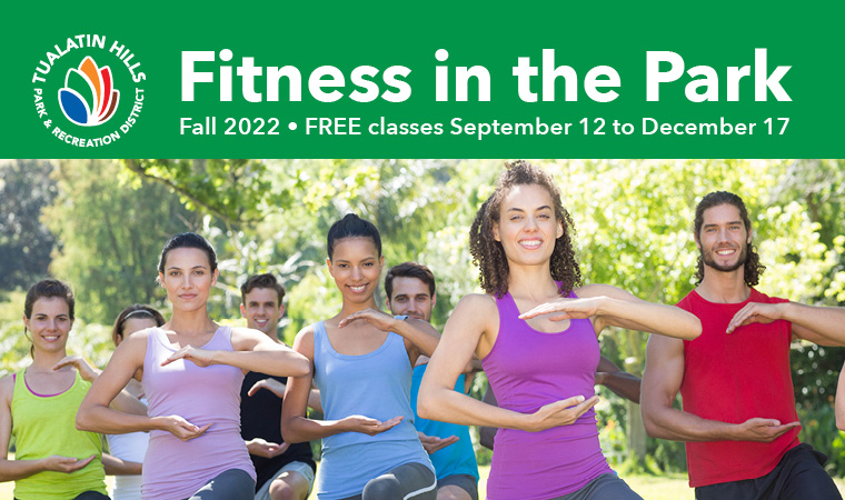 Fitness in the Park - FREE classes this fall