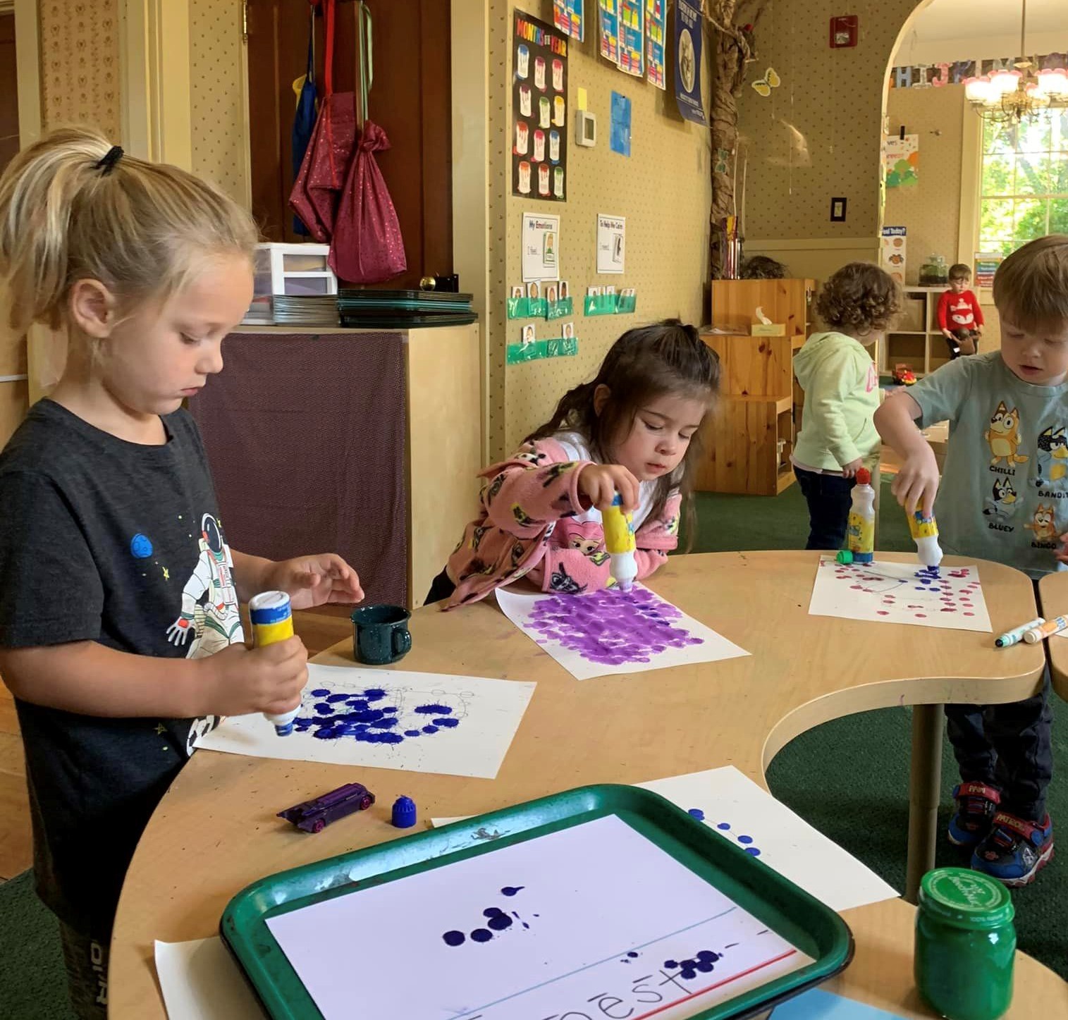 Fanno Farmers, Conestoga's 9-Month preschool program, is housed at the district's historic Fanno Farmhouse.