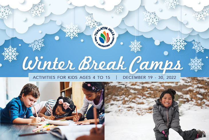 Keep your kids active and engaged during the holiday break. Sign up now for a THPRD winter break camp.