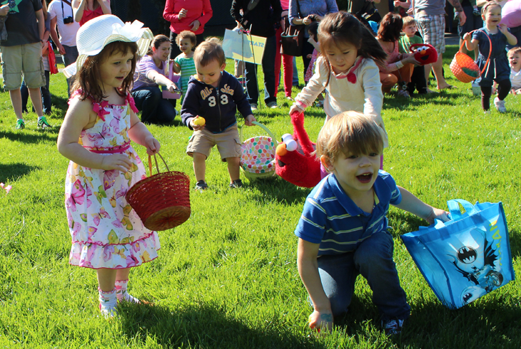 Spring egg hunts headline change of seasons