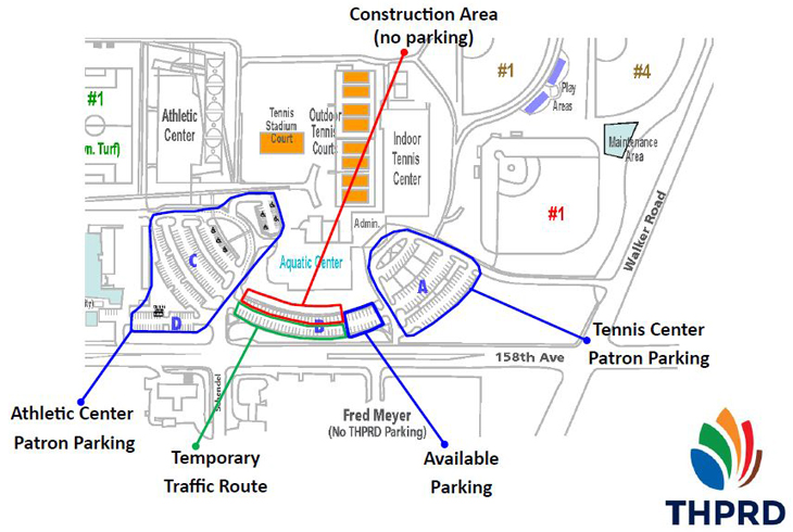 Aquatic Center construction to affect HMT Complex traffic