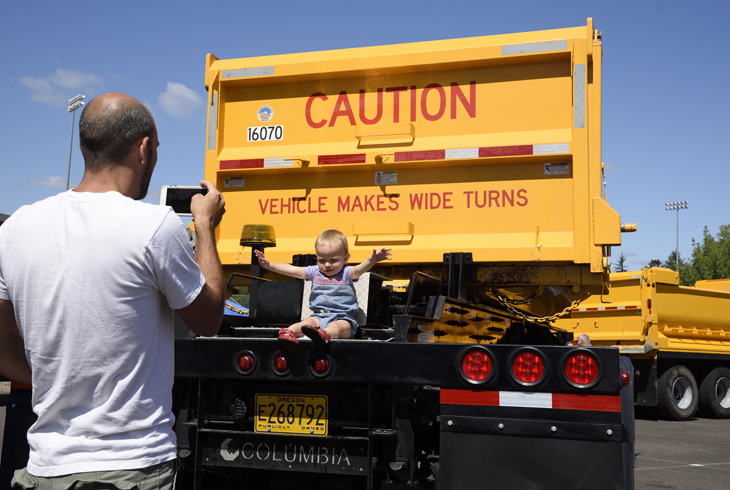 Visitors can get up close and personal with big rigs and other specialty vehicles at THPRD's annual Big Truck Day, Aug. 5.