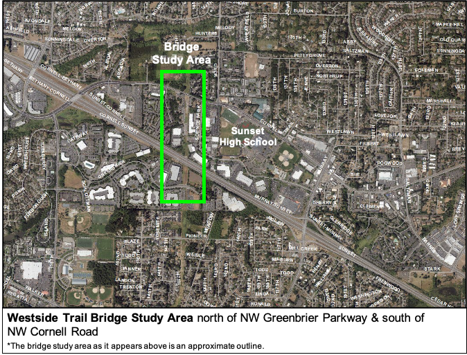 THPRD Exploring Options to Connect the Westside Trail Over Highway 26 