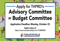 Community Members Invited to Join THPRD Advisory Committees or Budget Committee 