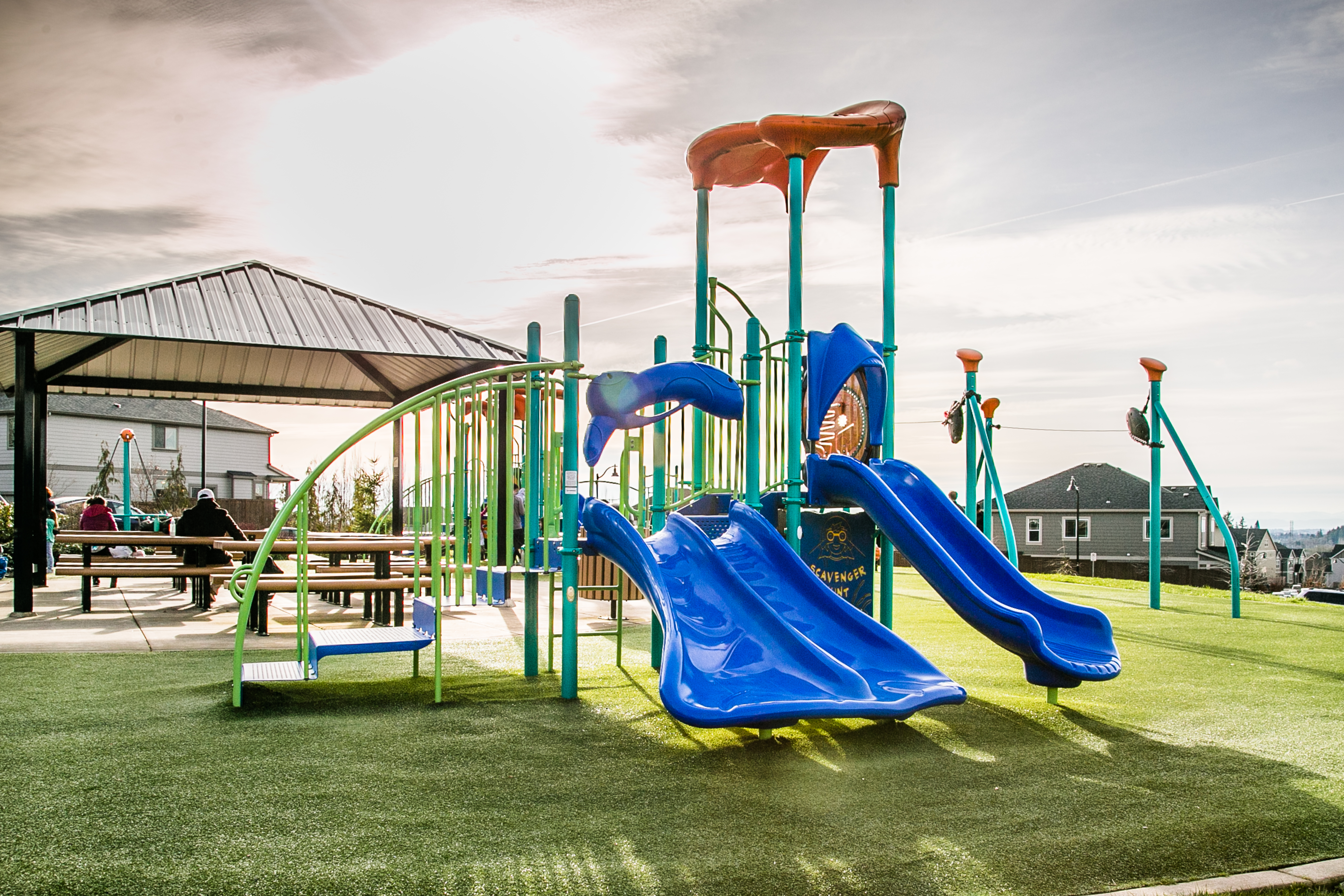 Play equipment and shelter
