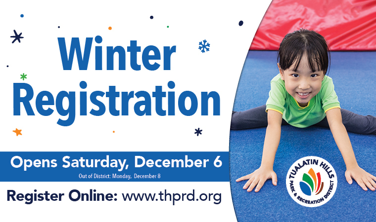 Winter Registration - Save the date!